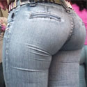 perfect tight ass in jeans